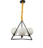 White Glass Single Hanging Light
