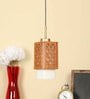 Sloka White Glass Hanging Light
