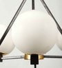 White Glass Single Hanging Light