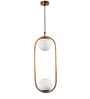 Namiko White Glass Hanging Light