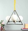 White Glass Single Hanging Light