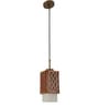 Sloka White Glass Hanging Light