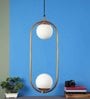 Namiko White Glass Hanging Light