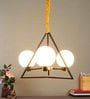 White Glass Single Hanging Light