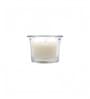 White Glass Votive Candles Set Of 6