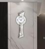 White Glass Wall Clock