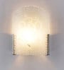 Glass Flush Mount Wall Light (White)