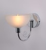 Lense Silver Glass Wall Sconces
