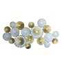 White Gold Iron Round Circel Wall Art