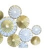 White Gold Iron Round Circel Wall Art