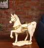 White Golden Gallop Resin Artifact White Golden Gallop Resin Artifact