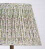 White Green Block Print Empire Lampshade