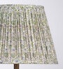 White Green Block Print Empire Lampshade
