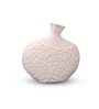 White Imperial Grace Ceramic Amphora Shaped Vase