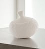 White Imperial Grace Ceramic Amphora Shaped Vase