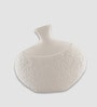 White Imperial Grace Ceramic Amphora Shaped Vase