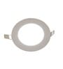 White Iron 6W  Round Panel Light
