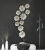 White Iron Floral Metal Wall Art