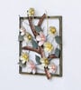 White Iron Flower Penal Wall Art