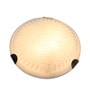 Francis White Iron Ceiling Flush Mount