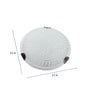Francis White Iron Ceiling Flush Mount