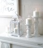 White Iron Hanging Lantern