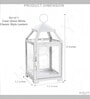 White Iron Hanging Lantern