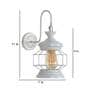 Andre White Iron Wall Sconces