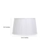 White Ivory Cotton Knife Lampshade