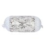 White Abstract 16x34 inches Bolster Covers