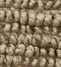 White Jute Plain Solids 4ft x 6ft Hand Woven Carpet