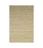 White Jute Plain Solids 4ft x 6ft Hand Woven Carpet