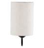 White Jute Wall Light