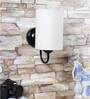 White Jute Wall Light