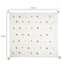 White Kendi Cotton Reversible Kids Blanket