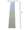 White Latissi 100% Cotton 14x72 Inches Table Runner