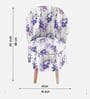 White Leaf Vector Printed Chair & Stool