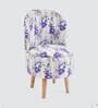 White Leaf Vector Printed Chair & Stool