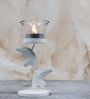 White Leaves Decorative Tealight Holder
