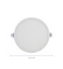 White 15 Watts LED Aluminium Ultra Round Panel Light
