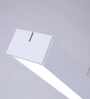 White Linear 42W LED Ceiling Light Office & Gym Lighting 3 Color Modes