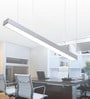 White Linear 42W LED Ceiling Light Office & Gym Lighting 3 Color Modes