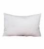 White Microfiber Filled Linen 13 x 19 Inches Cushion Insert