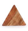White Mango wood 10 Inch Triangle Appetizer Platters