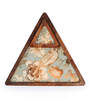 White Mango wood 10 Inch Triangle Appetizer Platters
