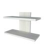 White Mapple Engineered Wood Wall Shelf