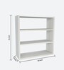 Mapple White Engineered Wood Wall Shelf