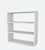 Mapple White Engineered Wood Wall Shelf