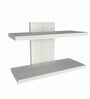White Mapple Engineered Wood Wall Shelf