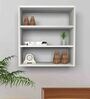 Mapple White Engineered Wood Wall Shelf
